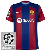 Barcelona Shirt Thuis 2023-2024 + Champions League Badges - thumbnail