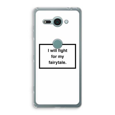 Fight for my fairytale: Sony Xperia XZ2 Compact Transparant Hoesje