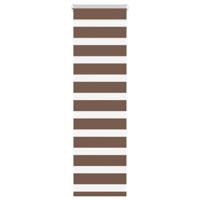 VidaXL Zebra rolgordijn 40x150 cm stofbreedte 35,9 cm polyester bruin