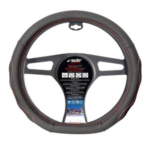 Simoni Racing Stuurwielhoes Compe Flat Bottom Zwart/Rood SRCVT46