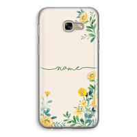 Gele bloemen: Samsung Galaxy A5 (2017) Transparant Hoesje