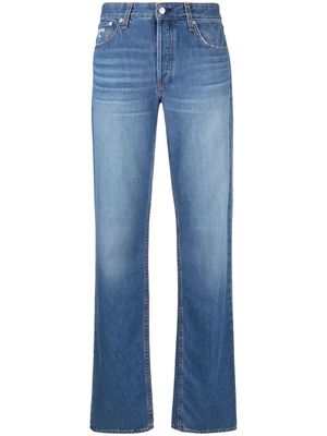 rag & bone jean bootcut à taille haute - Bleu