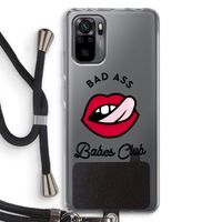 Badass Babes Club: Xiaomi Redmi Note 10 Pro Transparant Hoesje met koord