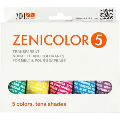 Creativ Company Zeepverf, diverse kleuren, 5x30 gr/ 1 doos