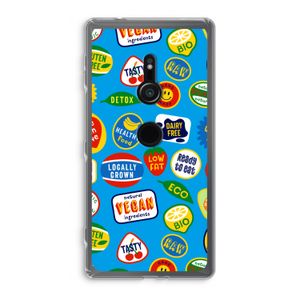Fruitsticker: Sony Xperia XZ2 Transparant Hoesje