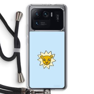 Kleine leeuw: Xiaomi Mi 11 Ultra Transparant Hoesje met koord