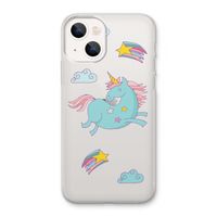 Vliegende eenhoorn: iPhone 13 Transparant Hoesje