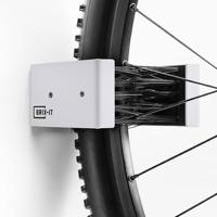 BRIX-IT wall-hanger for bikes bikes and e-bikes of all sizes white