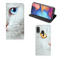 Samsung Galaxy A20e | Hoesje maken | Witte Kat