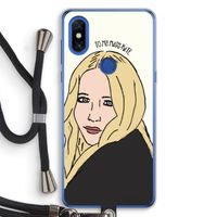 Mary Kate: Xiaomi Mi Mix 3 Transparant Hoesje met koord