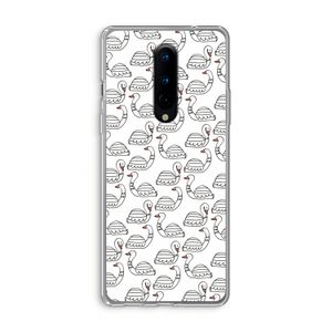 Zwanen: OnePlus 8 Transparant Hoesje