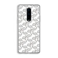 Zwanen: OnePlus 8 Transparant Hoesje