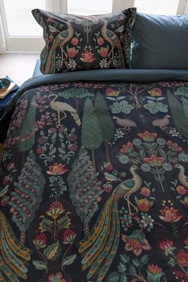 Pip Studio Kussensloop Pavoni Donkerblauw 60x70
