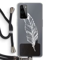 Pluim: OnePlus 9 Pro Transparant Hoesje met koord
