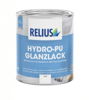 relius hydro-pu glanzlack wit 0.75 ltr