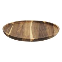 Secret de gourmet Serveerplank - acacia hout - D30 cm - rond - borrelplank
