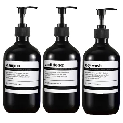 AmberLux 3-Delige Navulbare Dispenserset