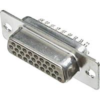 ASSMANN WSW A-HDF 44 LL/Z D-sub female connector 180 ° Aantal polen: 44 Soldeerkelk 1 stuk(s)