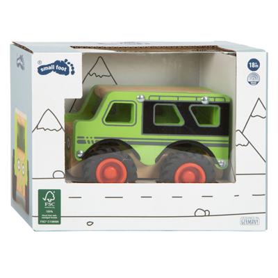 Small Foot houten off-road jeep groen