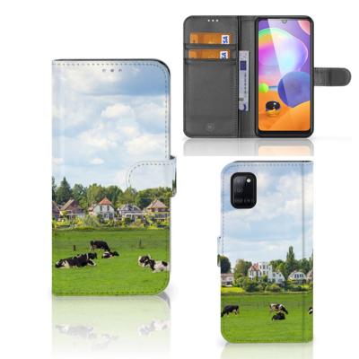 Samsung Galaxy A31 | Telefoonhoesje | Met pasjeshouder | Koeien
