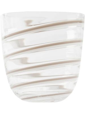 Carlo Moretti verre à détails contrastants - Tons neutres