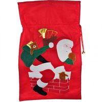 Luxe Kerst cadeauzak vilt 68 x 43 cm - thumbnail