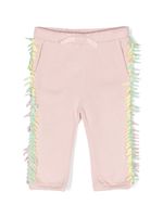 Stella McCartney Kids pantalon de jogging à franges - Rose - thumbnail