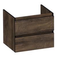 Brauer Joy Edge Onderkast 60 cm - met 2 Softclose Lades Greeploos en 1 Sifon Uitsparing - Grove