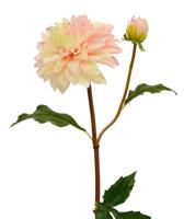 Dahlia kunsttak 50 cm roze