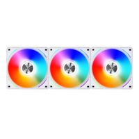 Lian Li UNI FAN AL120 Triple Pack case fan RGB leds, 4-pins PWM fan-connector, Incl. controller - thumbnail