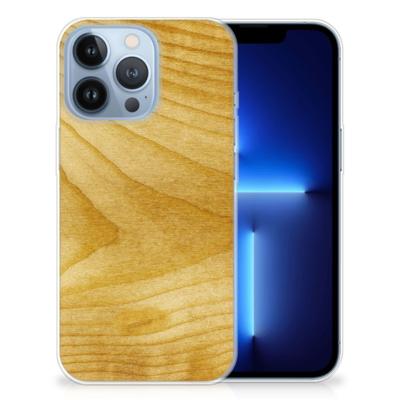 Apple iPhone 13 Pro | Bumper Hoesje | Licht Hout