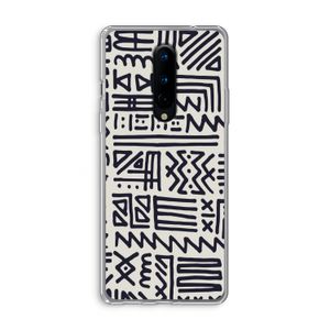 Marrakech print: OnePlus 8 Transparant Hoesje