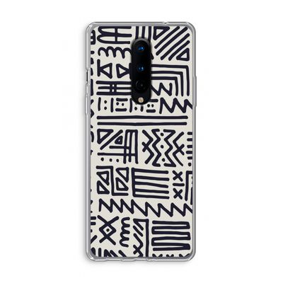 Marrakech print: OnePlus 8 Transparant Hoesje