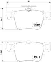 Remmenset, remschijf BREMBO, Remschijftype: Binnen geventileerd, Inbouwplaats: Achteras: , u.a. für Audi, VW, Skoda, Seat - thumbnail