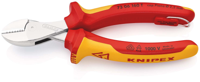 Knipex X-Cut® Compacte Zijsnijtang | 160 mm Lengte | Geïsoleerd | Meercomponenten-Omhullingen | VDE-Goedgekeurd - 73 06 160 T BK