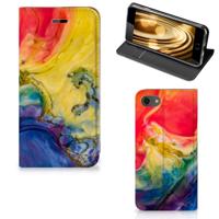 Bookcase iPhone 7 | 8 | SE (2020) | SE (2022) Watercolor Dark