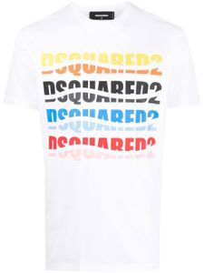 DSQUARED2 t-shirt à logo imprimé - Blanc