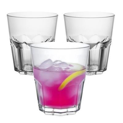 MPDrink Waterglas Sofia - 6x - SAN kunststof - 33 cl - onbreekbaar - herbruikbaar - waterglazen