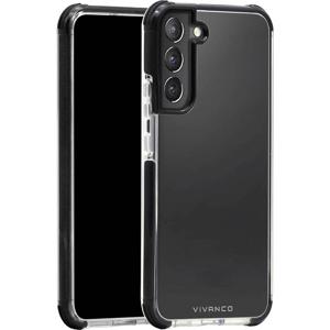 Vivanco Rock Solid Backcover Samsung Galaxy S22+ Zwart, Transparant Inductieve lading, Stootbestendig