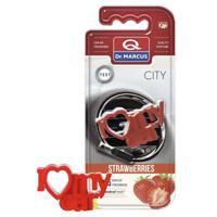 Auto luchtverfrisser Dr Marcus City Aardbei Plastic Geur