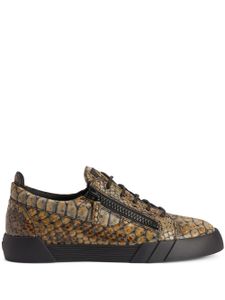 Giuseppe Zanotti baskets The Shark 5.0 en cuir - Marron