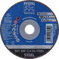 PFERD EHT 100-2,4 SG STEEL/16,0 61340116 Doorslijpschijf recht 100 mm 25 stuk(s) Staal