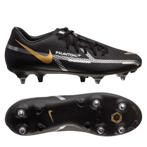 Nike Phantom GT 2 Academy SG-PRO Anti-Clog Shadow - Zwart/Grijs/Goud