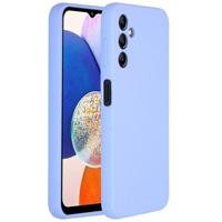 Accezz Liquid Silicone Backcover Samsung Galaxy A14 (5G) Telefoonhoesje Paars