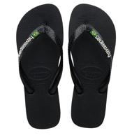 Havaianas - Brasil Logo zwart Rubber Unisex