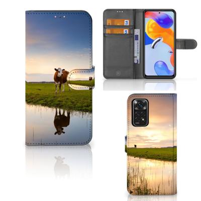 Xiaomi Redmi Note 11 Pro 5G/4G | Telefoonhoesje | Met pasjeshouder | Koe
