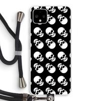 Musketon Skulls: Pixel 4 XL Transparant Hoesje met koord
