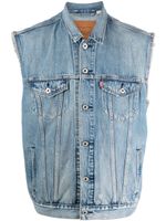 Levi's débardeur en jean Relaxed Trucker - Bleu