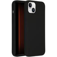 Accezz Liquid Silicone Backcover met MagSafe iPhone 15 Plus Telefoonhoesje Zwart