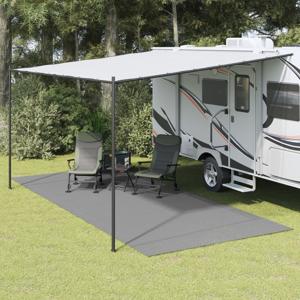 VidaXL Tenttapijt 5,5x2,5 m antracietkleurig